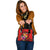 Tonga Polynesian Custom Personalised Shoulder Handbag - Floral With Seal Red - Polynesian Pride