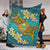 Tahiti Polynesian Blanket - Manta Ray Ocean - Polynesian Pride