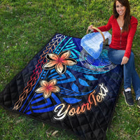 Northern Mariana Islands Custom Personalised Premium Quilt - Vintage Tribal Mountain - Polynesian Pride