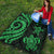 Kosrae Premium Quilt - Green Tentacle Turtle - Polynesian Pride