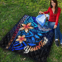 Federated States of Micronesia Custom Personalised Premium Quilt - Vintage Tribal Mountain - Polynesian Pride