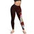 Hawaii Polynesian Legging - Coat Of Arm With Hibiscus - Polynesian Pride