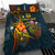 Vanuatu Polynesian Personalised Bedding Set - Legend of Vanuatu (Blue) - Polynesian Pride