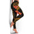 Kosrae Micronesian Women Legging - Gold Plumeria - Polynesian Pride