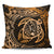 Hawaiian Turtle Polynesian Orange Pillow Covers One Size Orange - Polynesian Pride