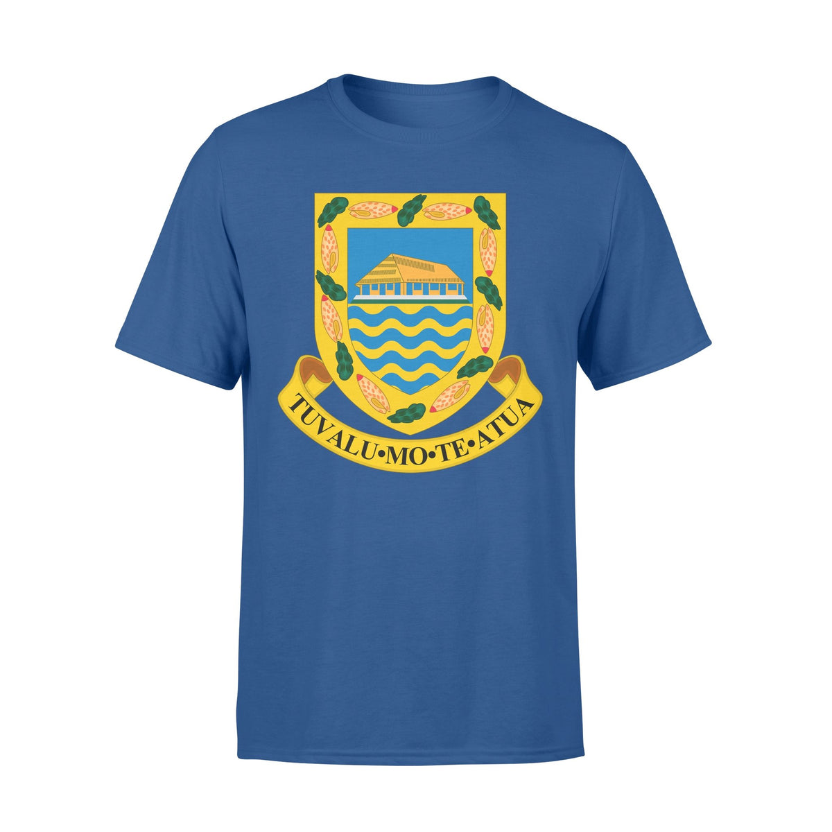 Tuvalu T Shirt Tuvaluan Coat of Arm - Polynesian Pride