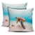 Ocean Picture Pillow Covers One Size Zippered Pillow Cases 18"x 18" (Twin Sides) (Set of 2) Black - Polynesian Pride