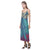 Hawaii Floral V - Neck Open Fork Long Dress - Polynesian Pride