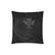 Kanaka Pillow Covers - Gray - Frida Style One Size 18"x18"(Twin Sides) Black - Polynesian Pride