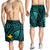 Papua New Guinea Men's Shorts - Tribal Seamless Pattern - Polynesian Pride