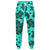 Polynesian Turtle Palm And Sea Pebbles Turquoise Joggers Unisex Turquoise - Polynesian Pride