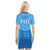 Fiji Faithful Polo Dress Version Blue LT13 - Polynesian Pride