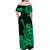 Hawaii Matching Dress and Hawaiian Shirt Polynesia Green Ukulele Flowers LT13 - Polynesian Pride