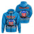 American Samoa Zip up Hoodie Iseula o le Moana of Fagatogo Pride LT12 Unisex Blue - Polynesian Pride