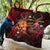 Cook Islands Polynesian Premium Quilt - Legend of Cook Islands (Red) - Polynesian Pride