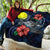 Palau Polynesian Premium Quilt - Blue Turtle Hibiscus - Polynesian Pride