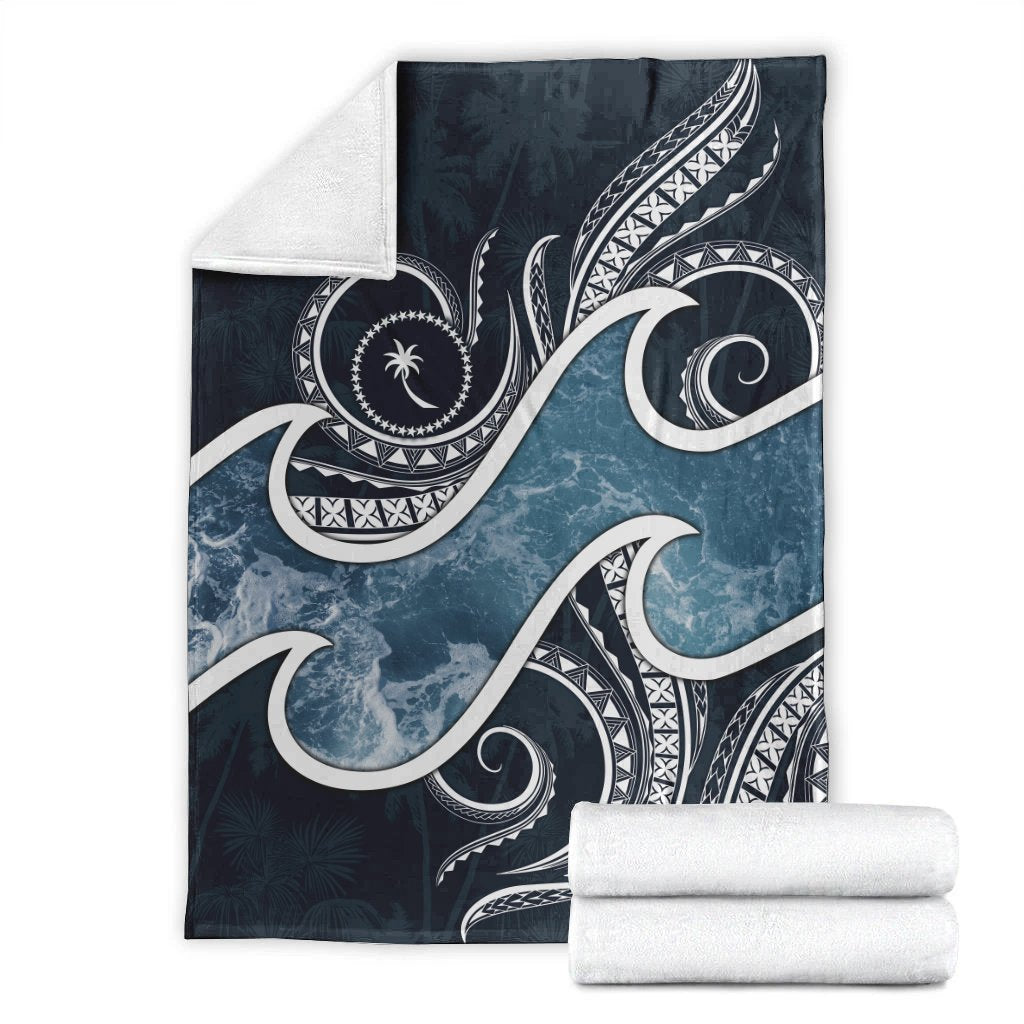 Chuuk Islands Polynesian Premium Blanket - Ocean Style - Polynesian Pride