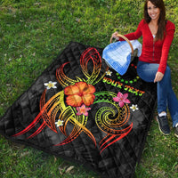 Cook Islands Polynesian Personalised Premium Quilt - Legend of Cook Islands (Reggae) - Polynesian Pride