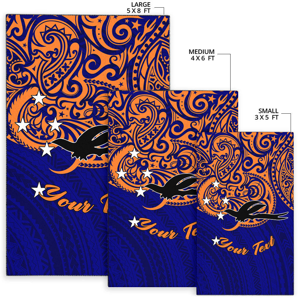 (Custom Personalised) Papua New Guinea New Ireland Pride Area Rug - LT12 - Polynesian Pride