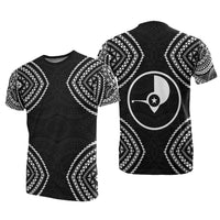 Yap Micronesia T Shirt Black Warrior Style Unisex Black - Polynesian Pride