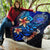 Samoa Custom Personalised Premium Quilt - Vintage Tribal Mountain - Polynesian Pride