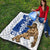 Guam Premium Quilt - Chamorro With Puntan Blue Color - Polynesian Pride