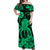 Polynesian Tribal Octopus Matching Dress and Hawaiian Shirt Green LT13 - Polynesian Pride