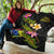 Cook Islands Polynesian Quilt - Plumeria Tribal - Polynesian Pride