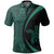 Hawaii Turtle Polynesian Polo Shirt Celedon Circle Style - Polynesian Pride