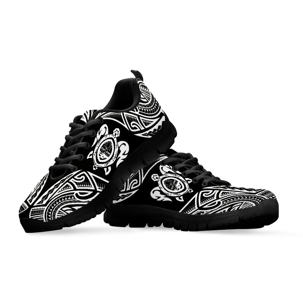 Guam Sneakers - Guam Coat Of Arms In Turtle Style - A0 - Polynesian Pride