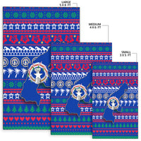 Northern Mariana Islands Christmas Area Rug - Ugly Christmas - LT12 - Polynesian Pride