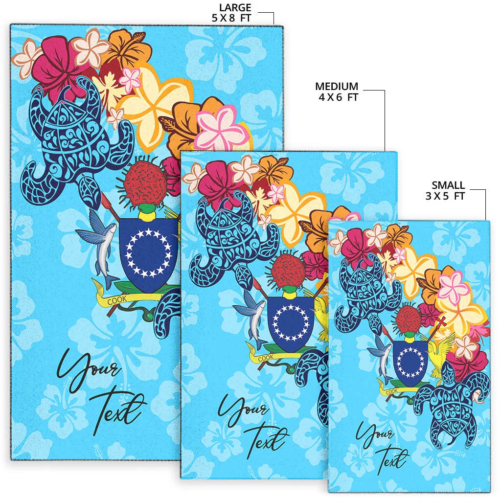 Cook Islands Area Rug - Custom Personalised Tropical Style - Polynesian Pride