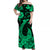 Hawaii Couple Outfits Hawaii Matching Dress and Hawaiian Shirt Polynesia Green Fish Hook LT13 - Polynesian Pride