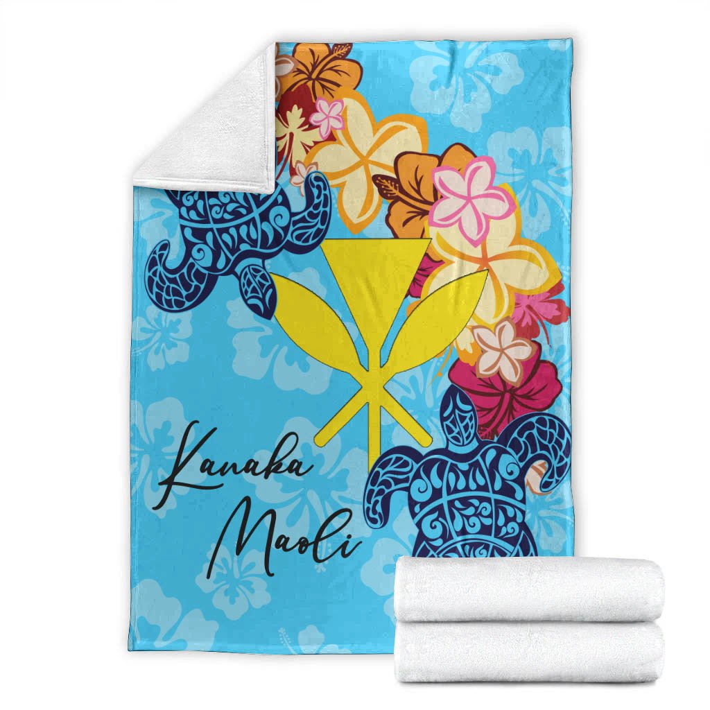 Hawaii Kanka Maoli Premium Blanket - Tropical Style - Polynesian Pride