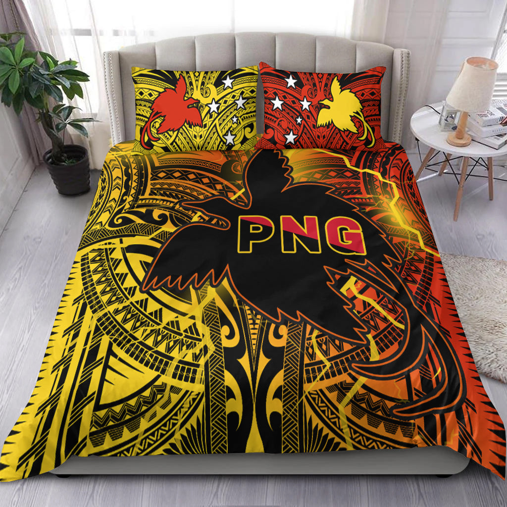 Papua New Guinea Bedding Set Stalwart Polynesian Special LT13 Red - Polynesian Pride
