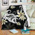 Hawaii Plumeria Premium Blanket White - Polynesian Pride