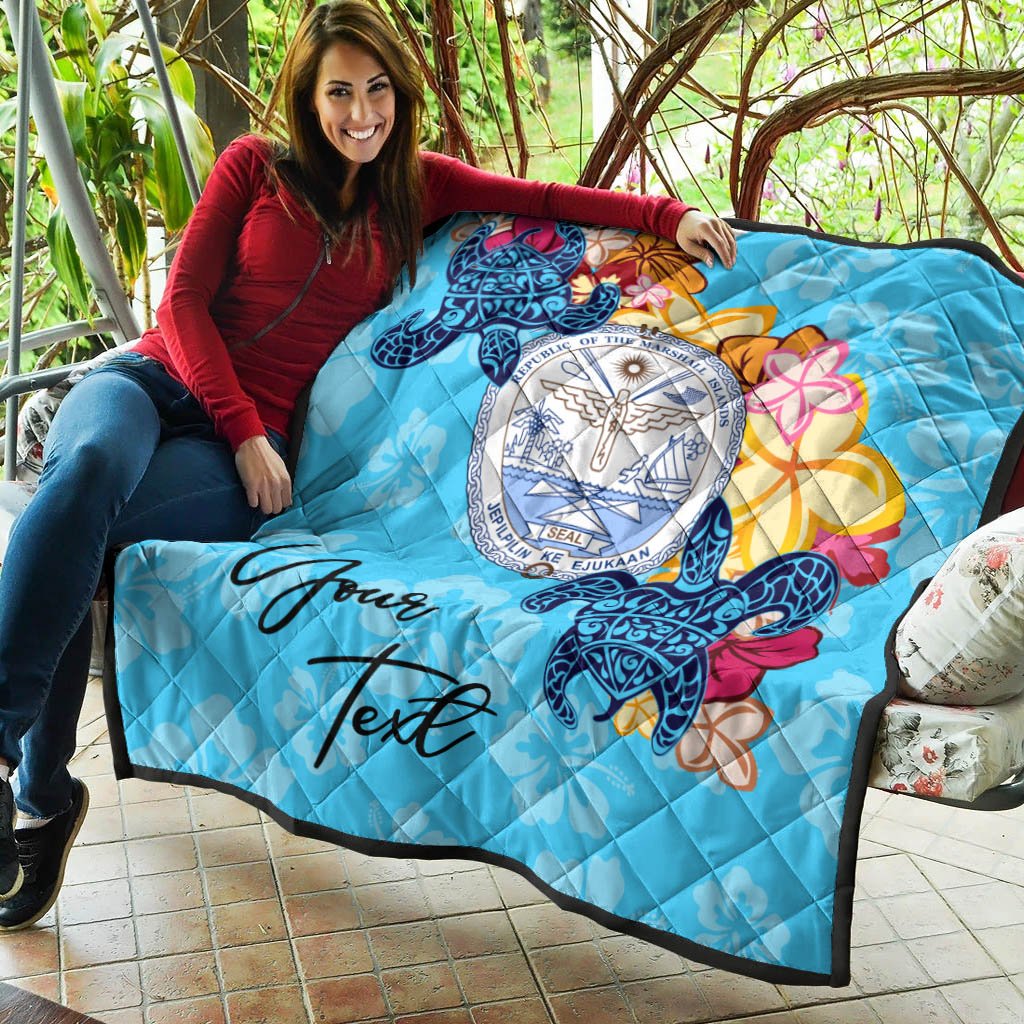 Marshall Islands Custom Personalised Premium Quilt - Tropical Style - Polynesian Pride
