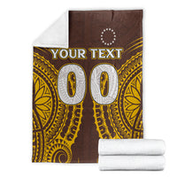 (Custom Personalised) Cook Islands Kukis Blanket - Tribal Pattern - LT12 - Polynesian Pride