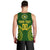 (Custom Personalised) Cook Islands Rugby Men's Tank Top - Tribal Pattern - LT12 - Polynesian Pride