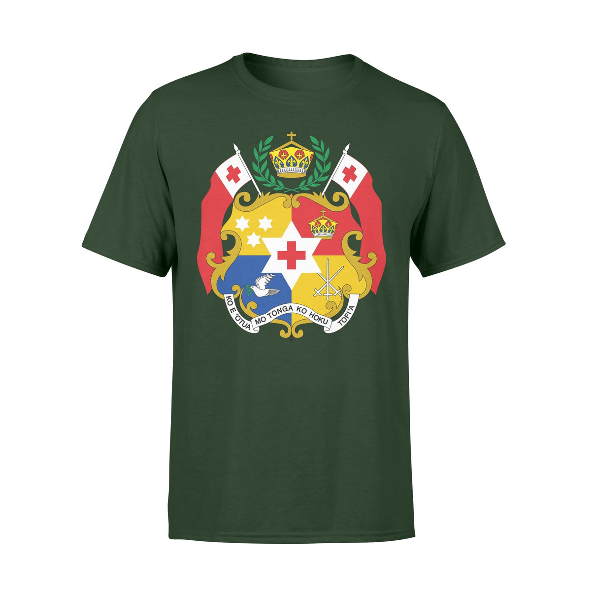 Tonga T Shirt Tonga Coat of Arm - Polynesian Pride