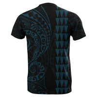 Kanaka Map Polynesian T shirt Blue - Polynesian Pride