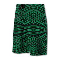 Hawaii Polynesian Tatau Board Shorts Green - Polynesian Pride
