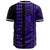 Hawaii Polynesian Kakau Baseball Jersey V.2 - Freestyle - Purple - Polynesian Pride