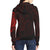 Maori Tattoo Style All Over Zip Hoodie Red Version - Polynesian Pride