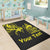 (Custom Personalised) New Caledonia Area Rug Emblem Nautilus Shell Version Yellow LT13 - Polynesian Pride