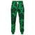 Polynesian Turtle Palm And Sea Pebbles Green Joggers Unisex Green - Polynesian Pride