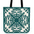 Hawaiian Quilt Tradition Turquoise Tote Bag Tote Bag One Size Turquoise - Polynesian Pride