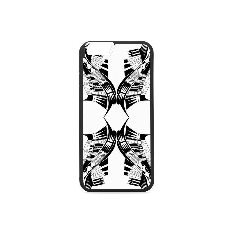Polynesian 19 Rubber Phone Case One Size iPhone 6/6s Black - White - Polynesian Pride