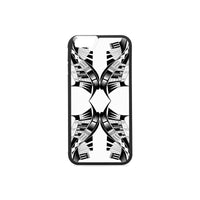 Polynesian 19 Rubber Phone Case One Size iPhone 6/6s Black - White - Polynesian Pride