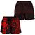 Kanaka Hawaii Map Red Polynesian Women's Short Women Red - Polynesian Pride